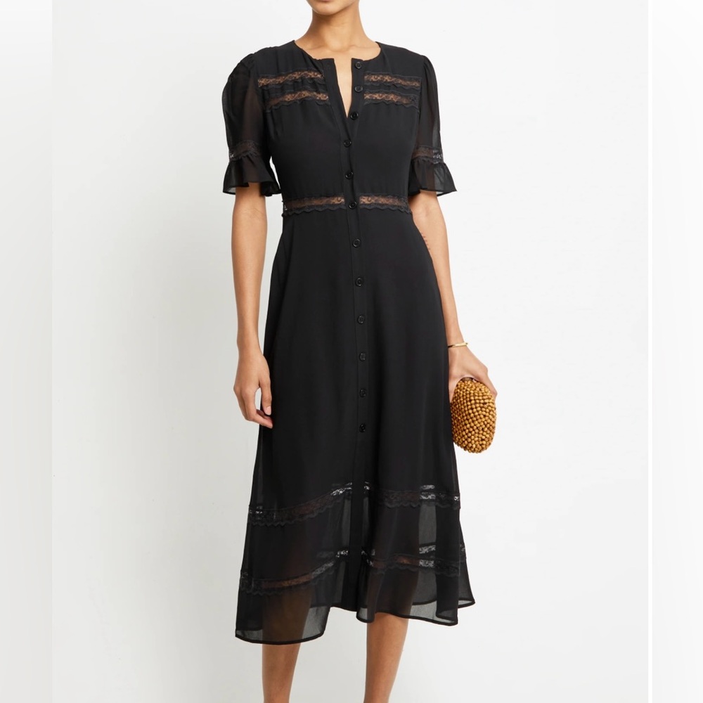 O.P.T. Vero Moda midi dress size 12 NWT like reformation